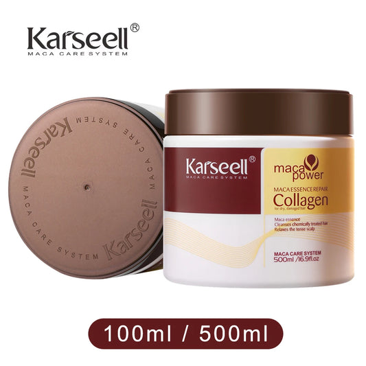 Колагенова маска за коса Karseell с арганово масло – хидратация и възстановяване.