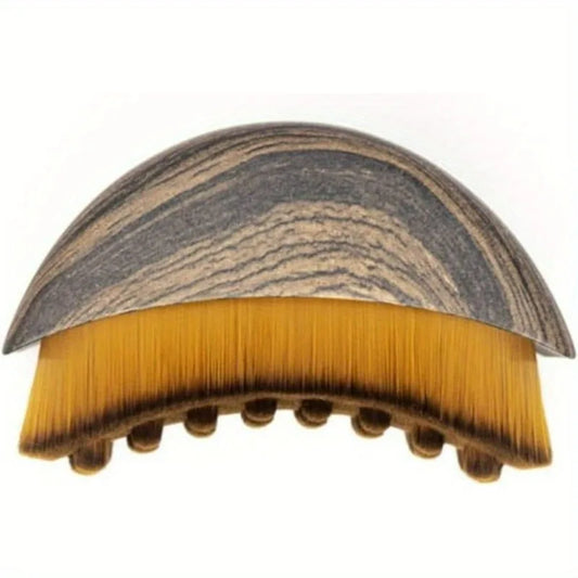 Лимфна дренажна четка за лице и тяло, ергономичен масажор, адаптира се към контурите на кожата, детоксикация и релаксация.